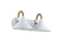 Bathroom Fixtures Two Lights by Golden ( 62 | 3318-BA2 NWT Journey ) 