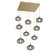 Pendants Multi-port/Cascade by Hammerton Studio ( 404 | CHB0036-09-GB-OS-C01-E2 Coppa ) 