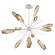 Mid. Chandeliers Starburst by Hammerton Studio ( 404 | CHB0049-0B-BS-RB-001-L3 Aalto ) 