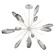 Mid. Chandeliers Starburst by Hammerton Studio ( 404 | CHB0049-0B-BS-RS-001-L3 Aalto ) 
