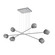 Linear/Island 4 Light + by Hammerton Studio ( 404 | PLB0039-M3-CS-S-CA1-L3 Gem ) 