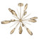 Mid. Chandeliers Starburst by Hammerton Studio ( 404 | CHB0049-0B-GB-RB-001-L1 Aalto ) 