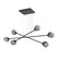 Linear/Island 4 Light + by Hammerton Studio ( 404 | PLB0039-M3-MB-S-CA1-L3 Gem ) 