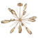 Mid. Chandeliers Starburst by Hammerton Studio ( 404 | CHB0049-0B-NB-RB-001-L3 Aalto ) 