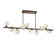 Linear/Island 4 Light + by Hammerton Studio ( 404 | PLB0039-T0-FB-A-001-L3 Gem ) 