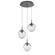 Mini Pendants 3 Light Cluster by Hammerton Studio ( 404 | CHB0066-03-GP-FC-C01-L1 Aster ) 