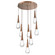Mid. Chandeliers Multi-Port/Cascade by Hammerton Studio ( 404 | CHB0078-08-BB-C-C01-L1 Raindrop ) 