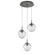 Mini Pendants 3 Light Cluster by Hammerton Studio ( 404 | CHB0066-03-GP-GC-C01-L1 Aster ) 