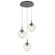 Mini Pendants 3 Light Cluster by Hammerton Studio ( 404 | CHB0066-03-GP-ZA-C01-L1 Aster ) 