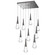 Mid. Chandeliers Multi-Port/Cascade by Hammerton Studio ( 404 | CHB0078-09-GP-C-C01-L3 Raindrop ) 