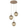 Mini Pendants 3 Light Cluster by Hammerton Studio ( 404 | CHB0066-03-NB-ZB-C01-L3 Aster ) 