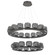 Large Chandeliers Ring/Halo by Hammerton Studio ( 404 | CHB0091-2B-GP-S-CA1-L1 Vessel ) 