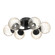 Semi-Flush Mts. Glass Down by Hammerton Studio ( 404 | CLB0092-01-MB-A-L3 Gaia ) 