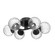 Semi-Flush Mts. Glass Down by Hammerton Studio ( 404 | CLB0092-01-MB-C-L1 Gaia ) 
