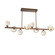 Linear/Island 4 Light + by Hammerton Studio ( 404 | PLB0039-T8-BB-A-001-L3 Gem ) 