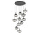 Pendants Multi-port/Cascade by Hammerton Studio ( 404 | CHB0068-11-GP-GS-C01-L3 Nebula ) 