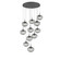 Pendants Multi-port/Cascade by Hammerton Studio ( 404 | CHB0068-11-GP-ZS-C01-L3 Nebula ) 
