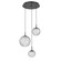 Mini Pendants 3 Light Cluster by Hammerton Studio ( 404 | CHB0092-03-MB-C-C01-L1 Gaia ) 