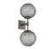 Sconces Double Glass by Hammerton Studio ( 404 | IDB0092-02-GP-S-L1 Gaia ) 