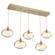 Linear/Island 4 Light + by Hammerton Studio ( 404 | PLB0036-05-GB-OA-C01-E2 Coppa ) 