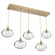 Linear/Island 4 Light + by Hammerton Studio ( 404 | PLB0036-05-GB-OC-C01-E2 Coppa ) 