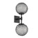 Sconces Double Glass by Hammerton Studio ( 404 | IDB0092-02-MB-S-L3 Gaia ) 