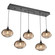 Linear/Island 4 Light + by Hammerton Studio ( 404 | PLB0036-05-MB-OB-C01-E2 Coppa ) 