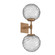 Sconces Double Glass by Hammerton Studio ( 404 | IDB0092-02-NB-C-L1 Gaia ) 