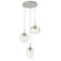 Mini Pendants 3 Light Cluster by Hammerton Studio ( 404 | CHB0069-03-BS-ZA-C01-L3 Cosmos ) 