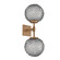 Sconces Double Glass by Hammerton Studio ( 404 | IDB0092-02-NB-S-L1 Gaia ) 