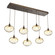 Linear/Island 4 Light + by Hammerton Studio ( 404 | PLB0036-07-FB-OA-C01-E2 Coppa ) 