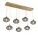 Linear/Island 4 Light + by Hammerton Studio ( 404 | PLB0036-07-GB-OS-C01-E2 Coppa ) 