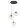 Mini Pendants 3 Light Cluster by Hammerton Studio ( 404 | CHB0062-03-FB-A-C01-E2 Aster ) 