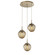 Mini Pendants 3 Light Cluster by Hammerton Studio ( 404 | CHB0062-03-GB-B-C01-E2 Aster ) 