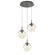 Mini Pendants 3 Light Cluster by Hammerton Studio ( 404 | CHB0062-03-GP-A-C01-E2 Aster ) 