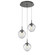 Mini Pendants 3 Light Cluster by Hammerton Studio ( 404 | CHB0062-03-GP-C-C01-E2 Aster ) 