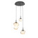 Mini Pendants 3 Light Cluster by Hammerton Studio ( 404 | CHB0089-03-MB-A-C01-L1 Mesa ) 