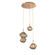 Mini Pendants 3 Light Cluster by Hammerton Studio ( 404 | CHB0089-03-NB-B-C01-L1 Mesa ) 