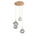 Mini Pendants 3 Light Cluster by Hammerton Studio ( 404 | CHB0089-03-NB-S-C01-L1 Mesa ) 