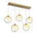 Linear/Island 4 Light + by Hammerton Studio ( 404 | PLB0047-05-GB-OA-C01-E2 Optic Blown Glass ) 