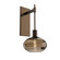 Sconces Single Glass by Hammerton Studio ( 404 | IDB0036-18-FB-OB-E2 Coppa ) 