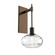 Sconces Single Glass by Hammerton Studio ( 404 | IDB0036-18-FB-OC-E2 Coppa ) 