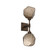 Sconces Double Glass by Hammerton Studio ( 404 | IDB0039-02-FB-B-L1 Gem ) 