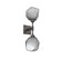 Sconces Double Glass by Hammerton Studio ( 404 | IDB0039-02-GP-S-L3 Gem ) 