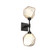 Sconces Double Glass by Hammerton Studio ( 404 | IDB0039-02-MB-A-L1 Gem ) 