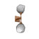 Sconces Double Glass by Hammerton Studio ( 404 | IDB0039-02-NB-S-L3 Gem ) 
