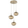 Mini Pendants 3 Light Cluster by Hammerton Studio ( 404 | CHB0068-03-GB-ZB-C01-L1 Nebula ) 