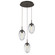 Mini Pendants 3 Light Cluster by Hammerton Studio ( 404 | CHB0063-03-FB-C-C01-E2 Meteo ) 