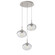 Mini Pendants 3 Light Cluster by Hammerton Studio ( 404 | CHB0064-03-BS-C-C01-E2 Nebula ) 