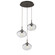 Mini Pendants 3 Light Cluster by Hammerton Studio ( 404 | CHB0064-03-FB-C-C01-E2 Nebula ) 